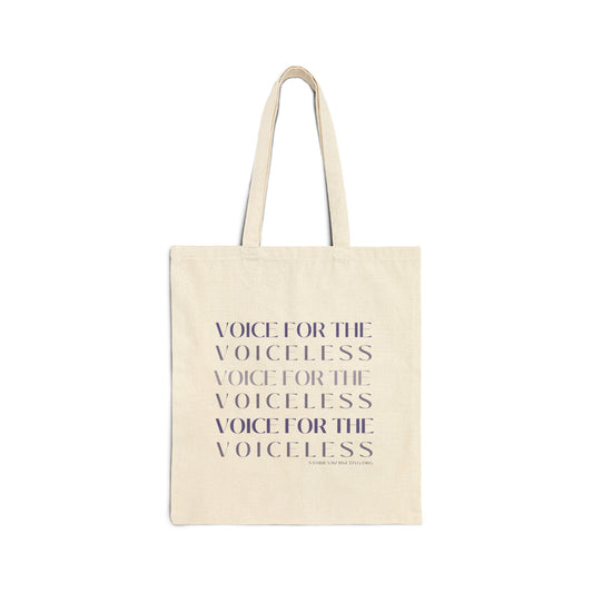 Voice for the Voiceless Tote Bag