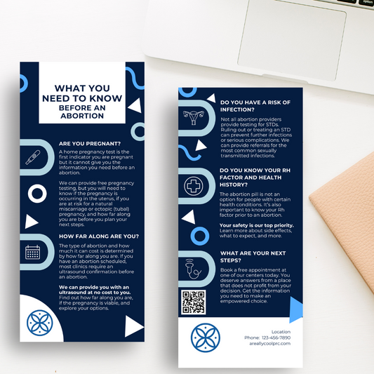 Pre-Abortion Safety Checklist | Rack Card