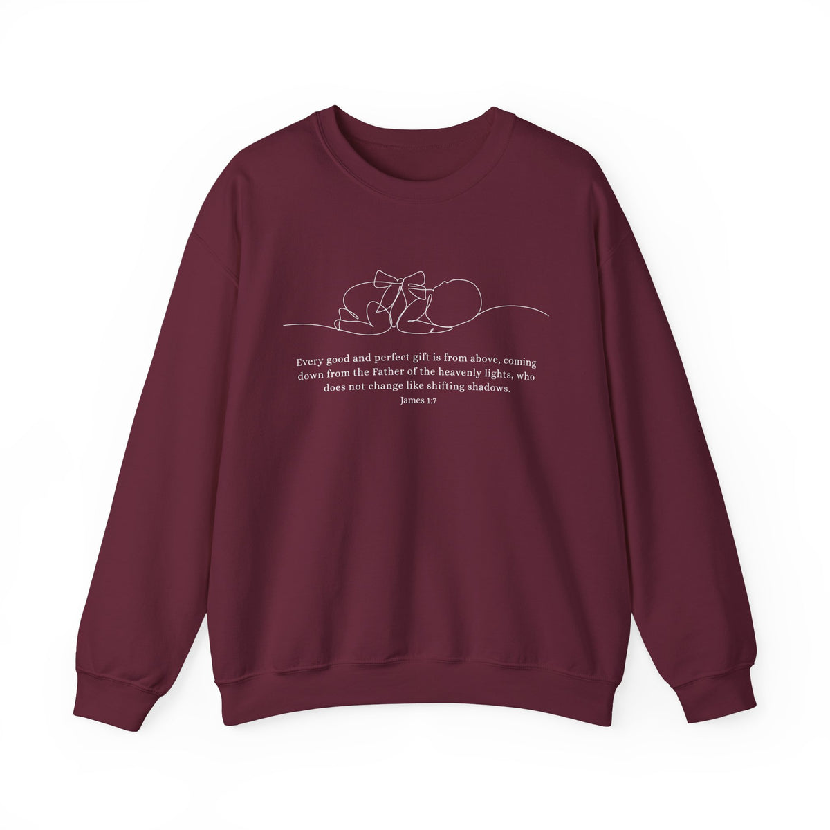 James 1:7 Crewneck Sweatshirt
