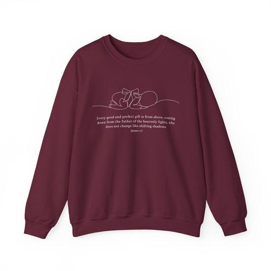 James 1:7 Crewneck Sweatshirt
