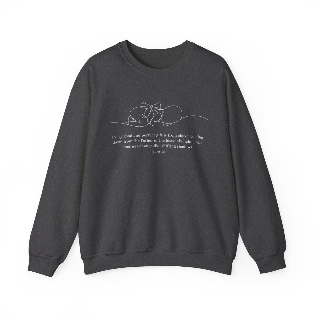 James 1:7 Crewneck Sweatshirt