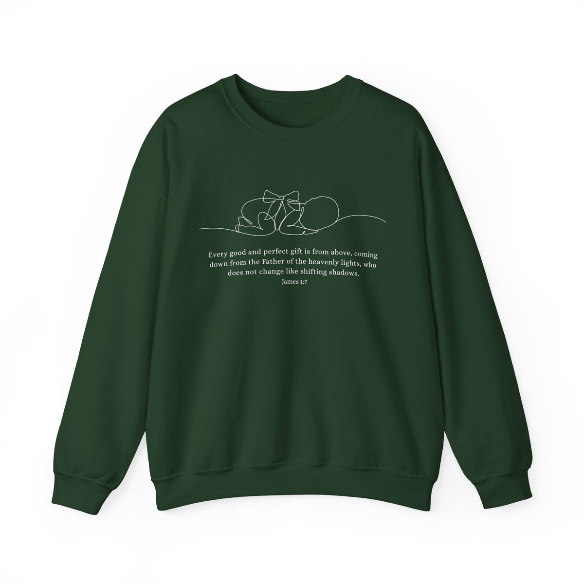 James 1:7 Crewneck Sweatshirt