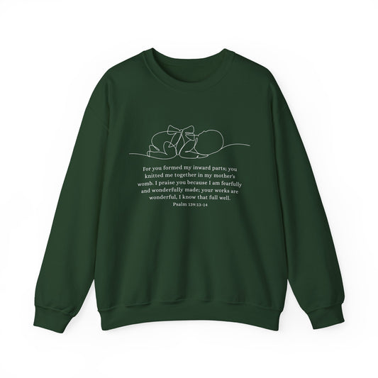 Psalm 139 Crewneck Sweatshirt