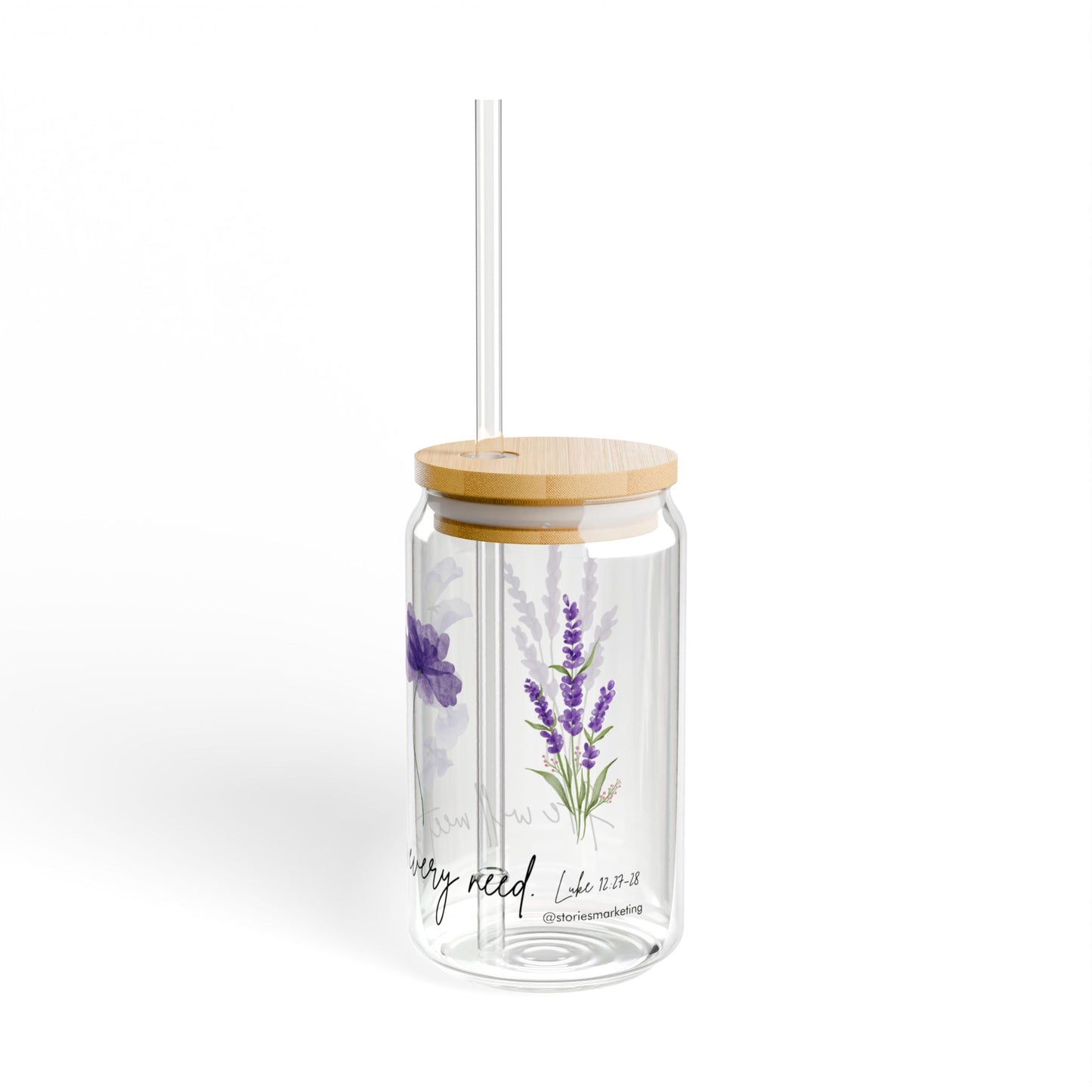 Your Every Need Sipper Glass, 16oz