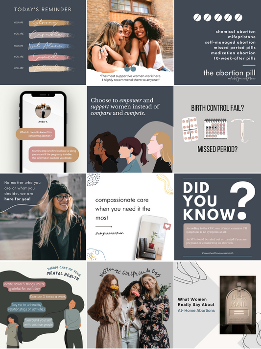 Patient/Client Social Media Bundle for Instagram/Facebook (12 Months)