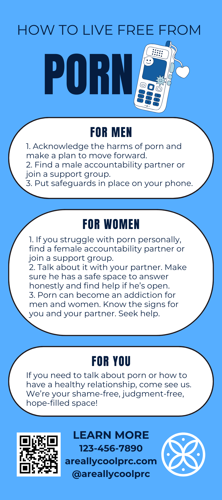 Porn Awareness Rack Card