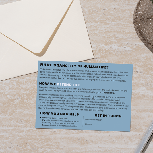 SOHL Flyer Back (Landscape/Horizontal)