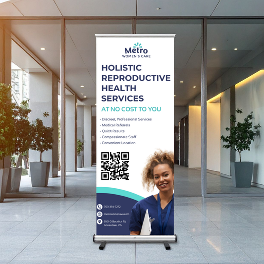 Holistic Reproductive Health Services Retractable Banner