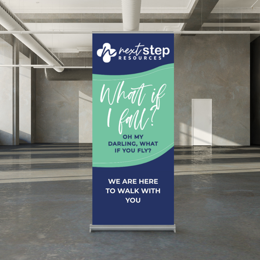 What If I Fall? Retractable Banner