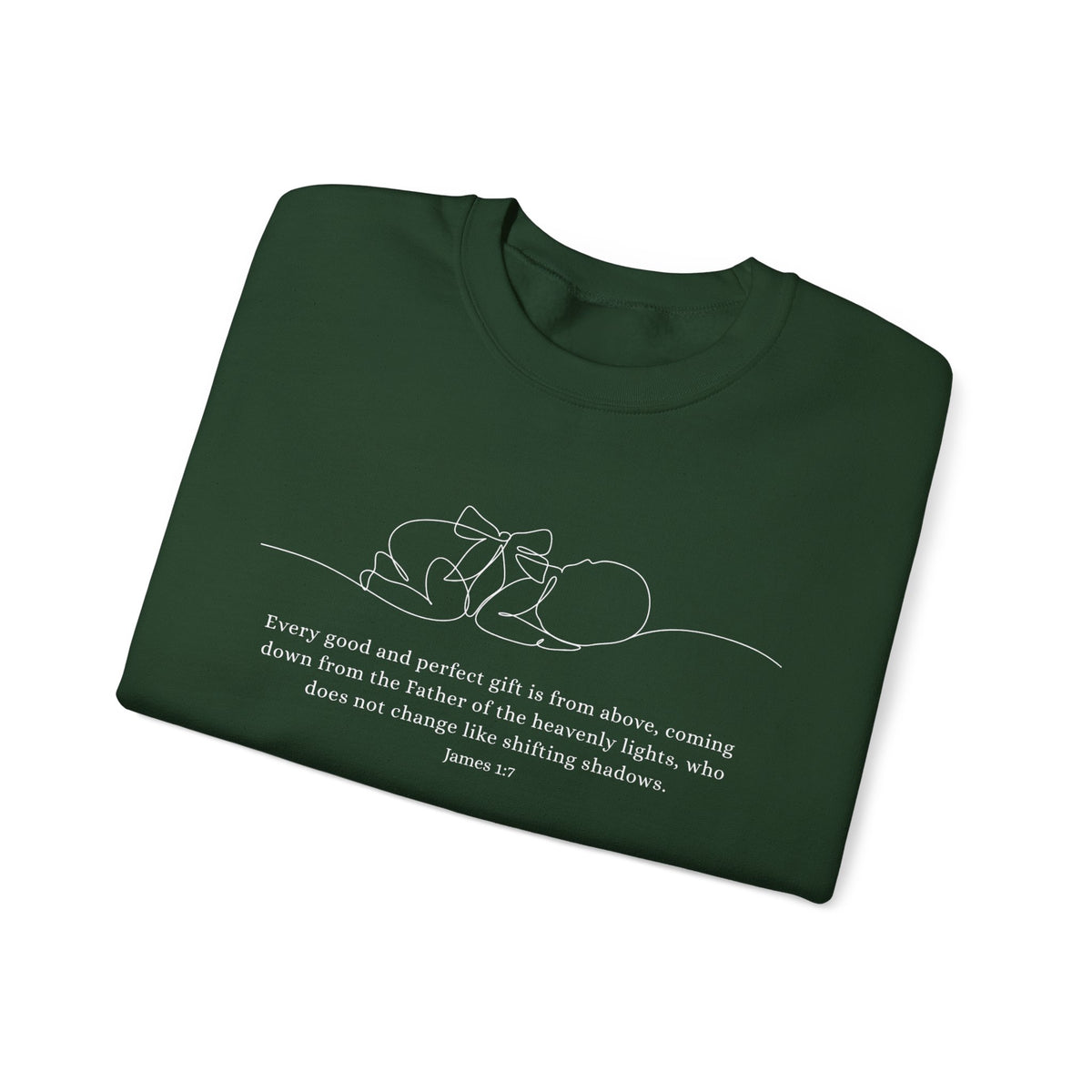 James 1:7 Crewneck Sweatshirt