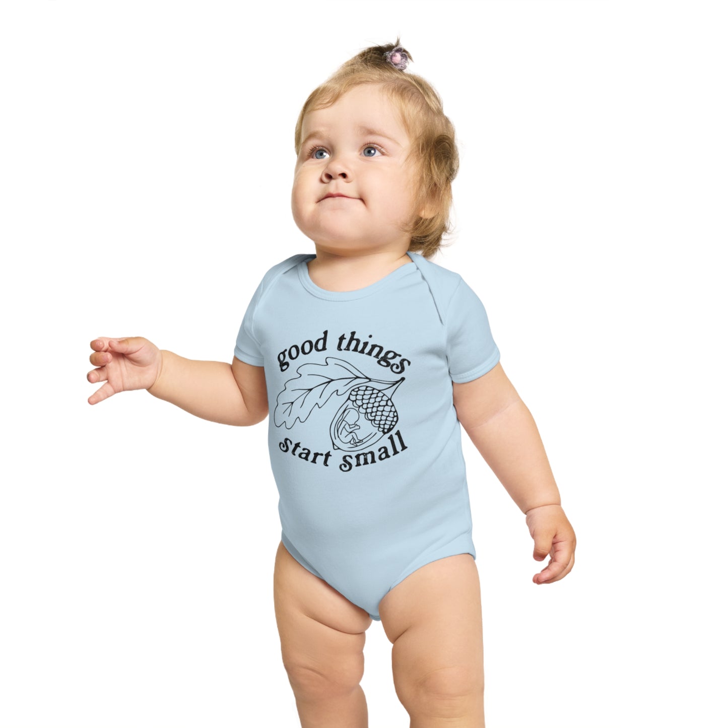 Good Things Start Small Onesie