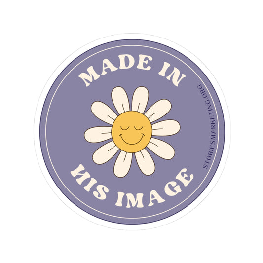Made in His Image Sticker