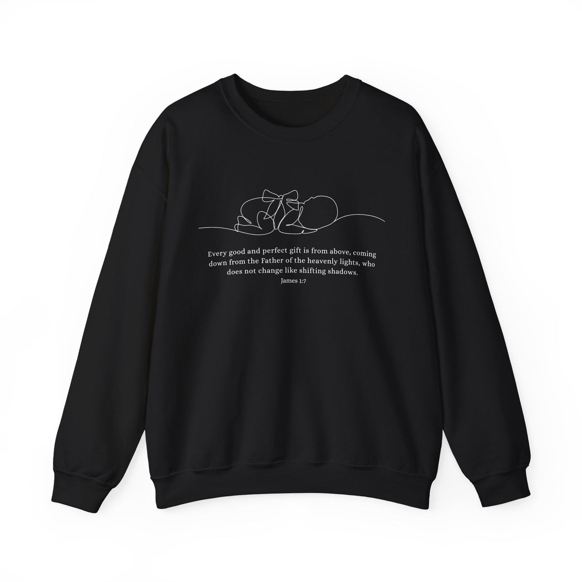 James 1:7 Crewneck Sweatshirt