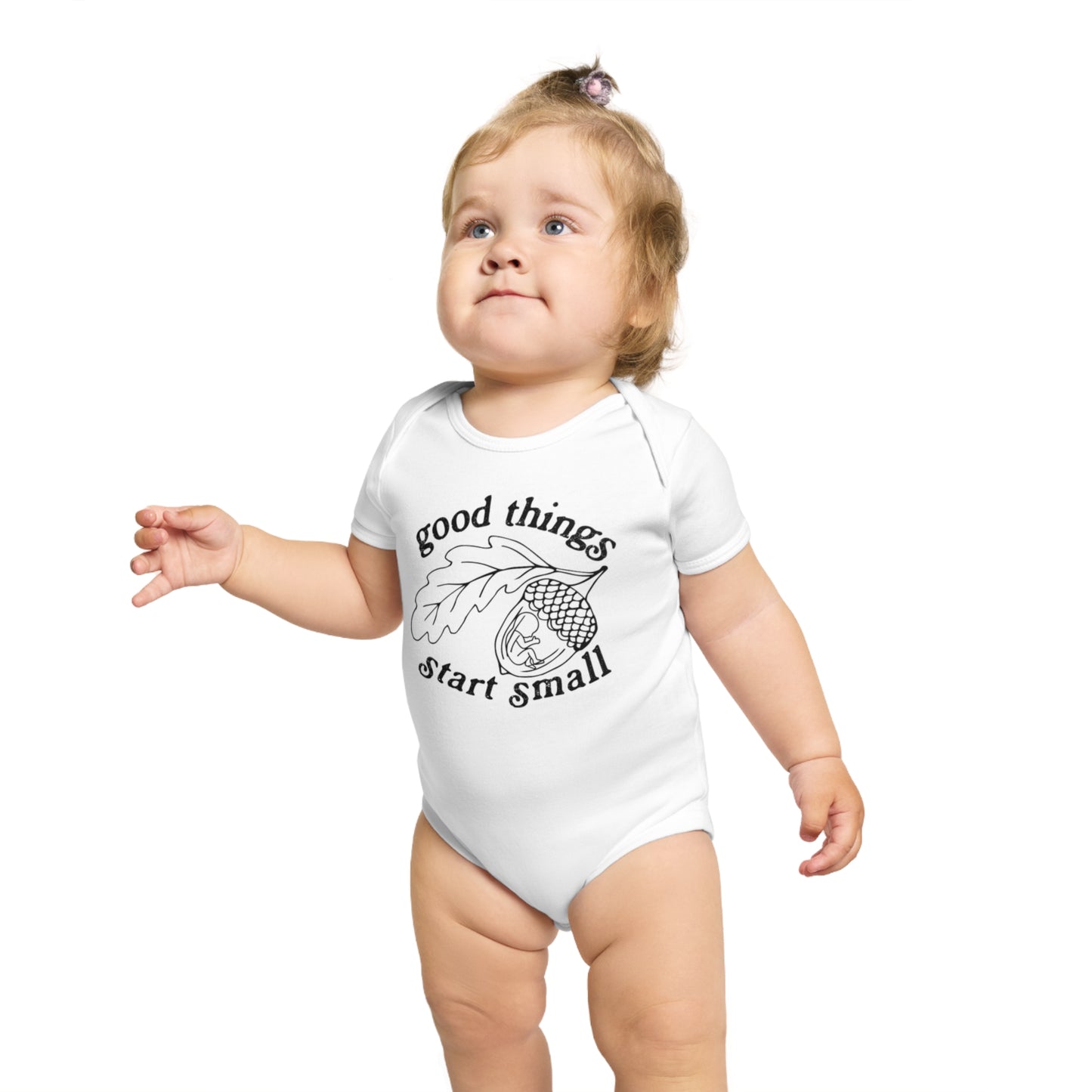Good Things Start Small Onesie
