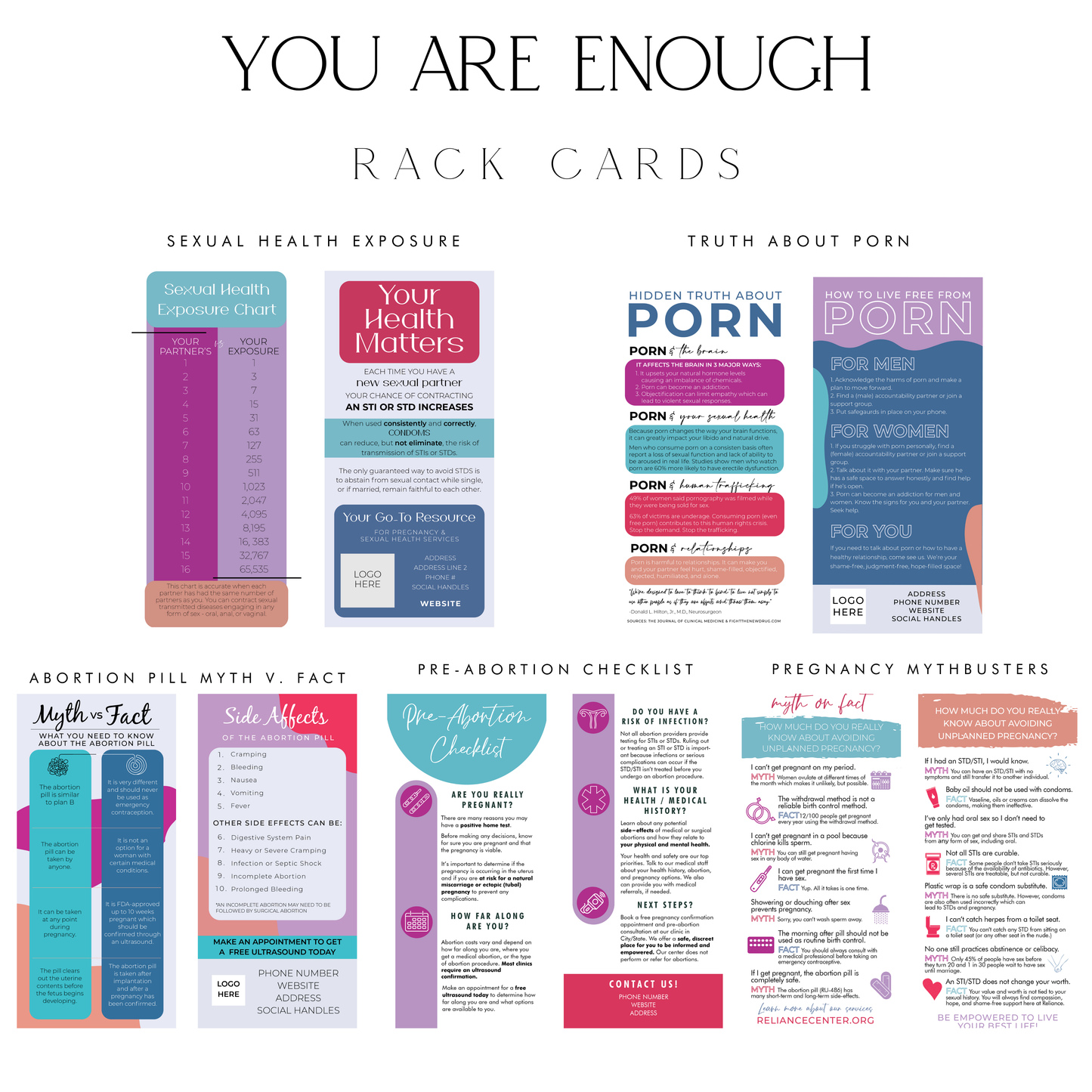 You Are Enough - Campus Outreach Bundle