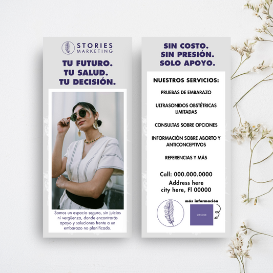 Spanish Services Rack Card