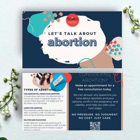 Abortion Types Educational Card